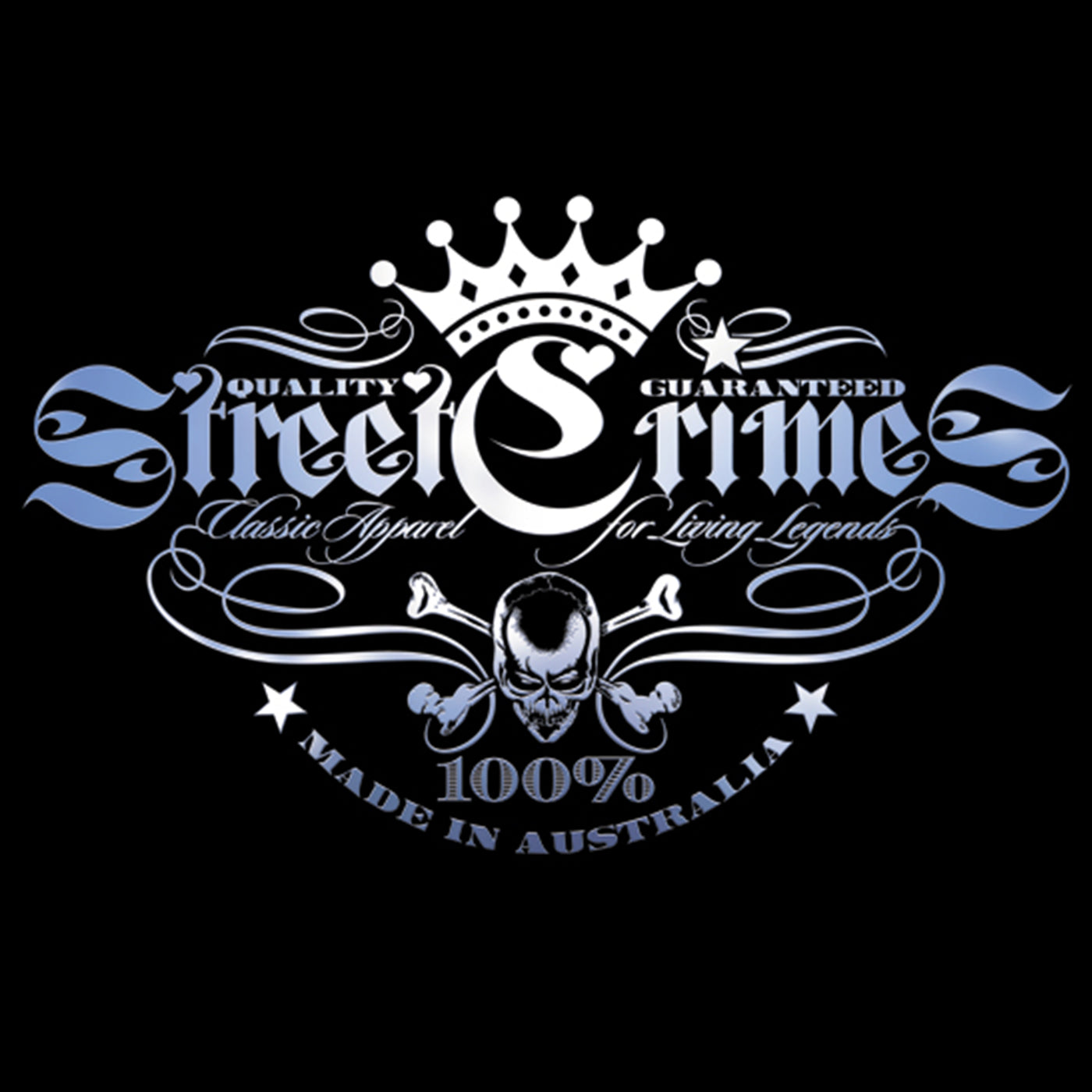 StreetCrimes Logo in foil - vintage - Unisex