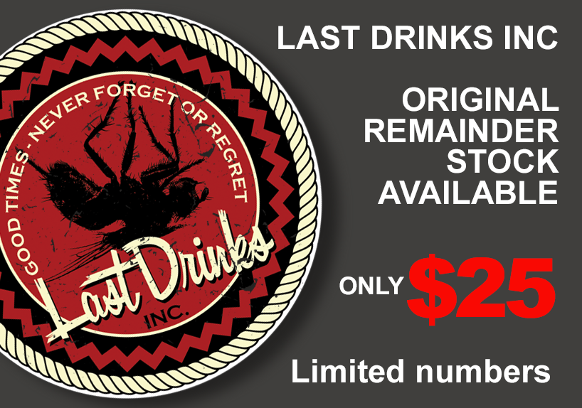 Last Drinks Inc. ORIGINAL STOCK Clearance Sale