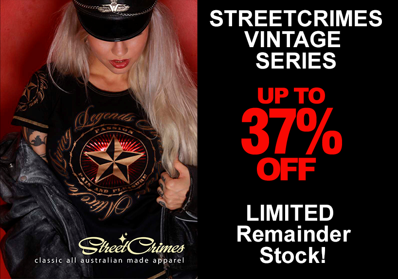StreetCrimes Vintage series CLEARANCE SALE