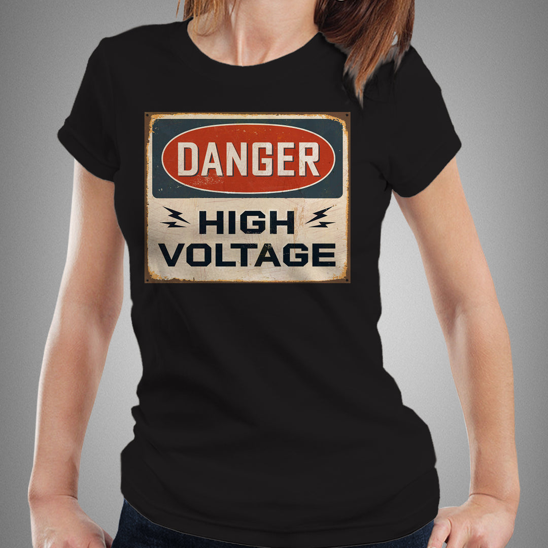 DANGER HIGH VOLTAGE (Female)