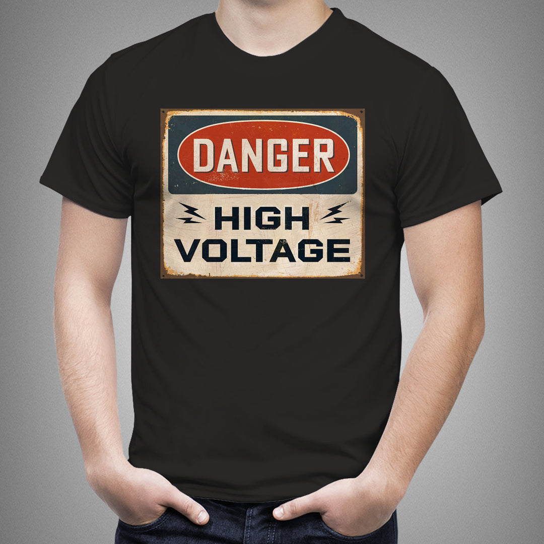DANGER HIGH VOLTAGE (Male)
