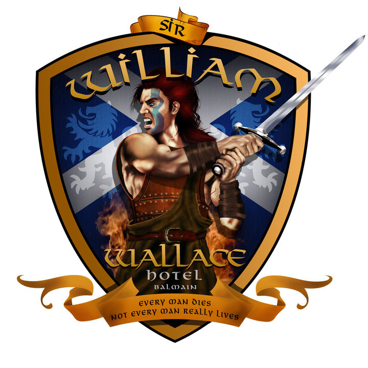 Sir William Wallace Hotel shield